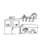 なぜこうなった（個別スタンプ：5）