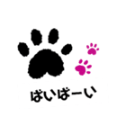 カラフル♪肉球の日常会話スタンプ（個別スタンプ：9）