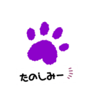 カラフル♪肉球の日常会話スタンプ（個別スタンプ：30）