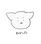 ふわふわいぬ / あいさつ（個別スタンプ：7）
