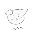 ふわふわいぬ / あいさつ（個別スタンプ：10）