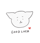 ふわふわいぬ / あいさつ（個別スタンプ：16）