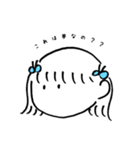 ちょうちょと女の子（個別スタンプ：1）