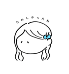 ちょうちょと女の子（個別スタンプ：4）