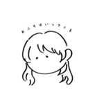 ちょうちょと女の子（個別スタンプ：17）