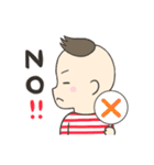 頑張るベビーとママのスタンプ（個別スタンプ：7）