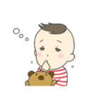 頑張るベビーとママのスタンプ（個別スタンプ：18）