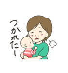 頑張るベビーとママのスタンプ（個別スタンプ：28）