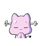 ねこあくまちゃん（個別スタンプ：8）