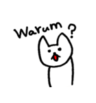 Deutsche Katze！（個別スタンプ：11）