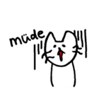 Deutsche Katze！（個別スタンプ：16）