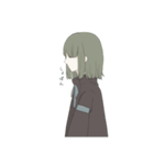 一人と二匹（個別スタンプ：5）