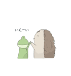一人と二匹（個別スタンプ：20）