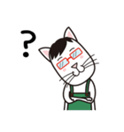 眼鏡猫夫婦（個別スタンプ：31）