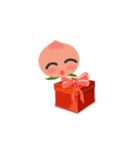 モモは幸せです。（個別スタンプ：14）