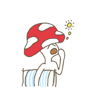 普通に生活するきのこさん（個別スタンプ：13）