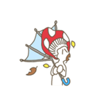普通に生活するきのこさん（個別スタンプ：15）