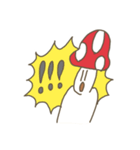 普通に生活するきのこさん（個別スタンプ：17）
