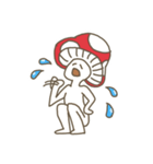 普通に生活するきのこさん（個別スタンプ：24）