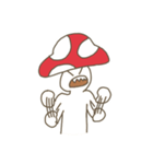 普通に生活するきのこさん（個別スタンプ：32）