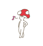 普通に生活するきのこさん（個別スタンプ：35）