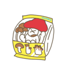 普通に生活するきのこさん（個別スタンプ：40）
