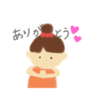 使えるゆるかわあこちゃんスタンプ（個別スタンプ：3）