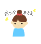 使えるゆるかわあこちゃんスタンプ（個別スタンプ：4）