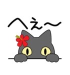 フラにゃん♥ハワイとフラダンスが好きな猫（個別スタンプ：34）