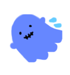 むらさきおばけ（個別スタンプ：3）