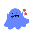 むらさきおばけ（個別スタンプ：5）