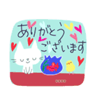 大人ほっこり敬語 猫と小鳥と金魚とお菓子（個別スタンプ：26）