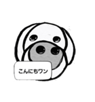 イッヌ！コタロウの呟き(白黒)（個別スタンプ：2）