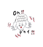 手書き シンプル スタンプ 赤と黒（個別スタンプ：9）