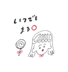 手書き シンプル スタンプ 赤と黒（個別スタンプ：11）