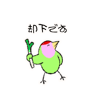 コザクラインコのおでんちゃん(シュフ編)（個別スタンプ：7）