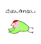コザクラインコのおでんちゃん(シュフ編)（個別スタンプ：15）