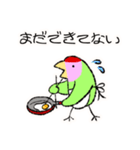 コザクラインコのおでんちゃん(シュフ編)（個別スタンプ：16）