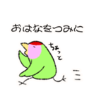 コザクラインコのおでんちゃん(シュフ編)（個別スタンプ：34）