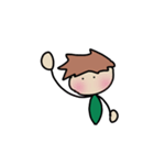 みどりの男の子（個別スタンプ：32）