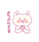 もふもふ紫色猫（個別スタンプ：6）