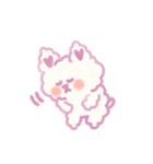 もふもふ紫色猫（個別スタンプ：18）