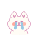 もふもふ紫色猫（個別スタンプ：22）