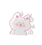 もふもふ紫色猫（個別スタンプ：25）