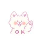 もふもふ紫色猫（個別スタンプ：27）