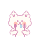 もふもふ紫色猫（個別スタンプ：36）