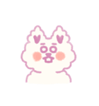 もふもふ紫色猫（個別スタンプ：38）