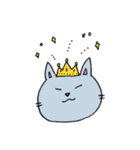 ねこ。ときどき？（個別スタンプ：1）