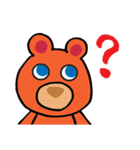 カラフルな6匹の動物スタンプ（個別スタンプ：18）