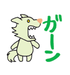 カラフルな6匹の動物スタンプ（個別スタンプ：26）